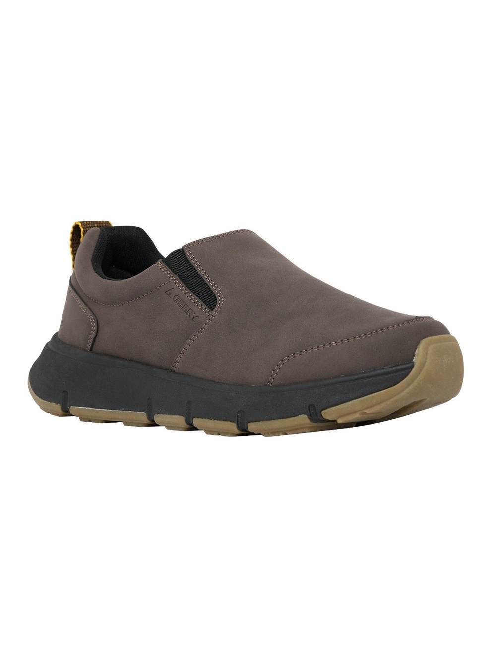 Gerry Weber Men's Gray Brown Slip-On Casual Loafer